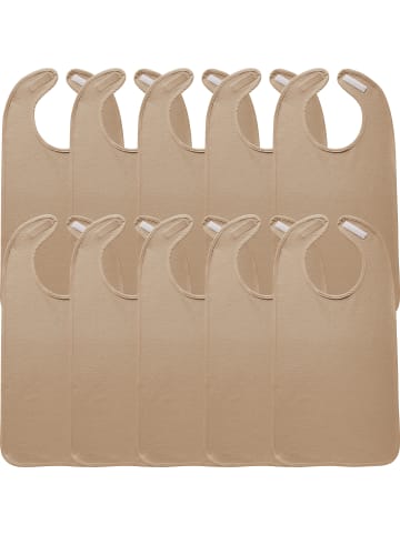 Speiseschürze 10er-Pack in sand