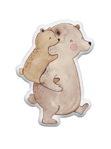 Kissen Kuscheltier Papa Bär ohne Spruch in Weiß