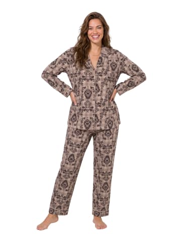 Pyjama in pinienbraun