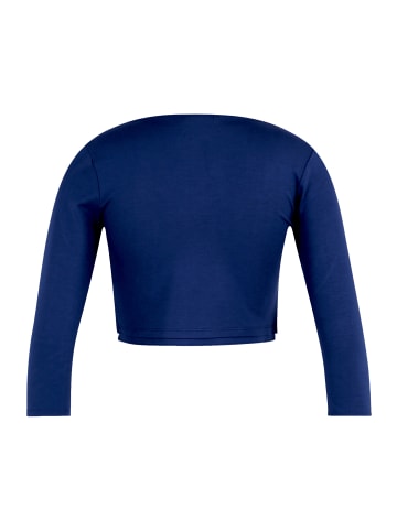 Bolero-Jacke figurbetont in Festival Blue