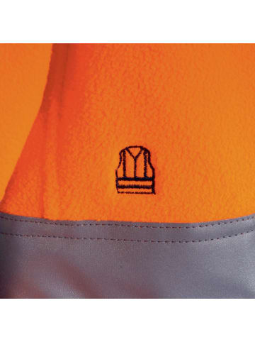Fleecejacke/Fleecepullover in Orange