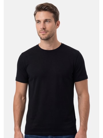 Unterhemd / Shirt Kurzarm Basic in Schwarz