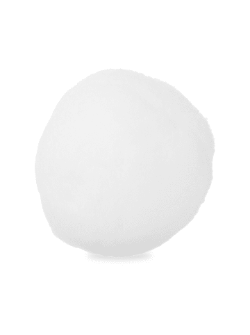 50x Künstliche Schneebälle in Weiß