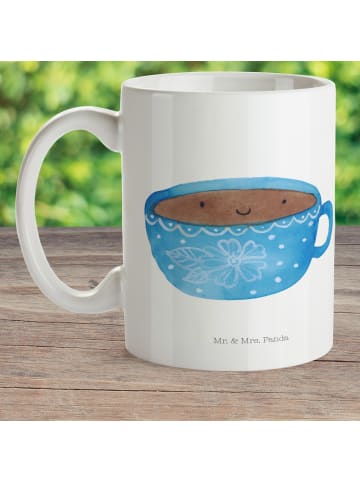 Kindertasse Kaffee Tasse ohne Spruch in Weiß