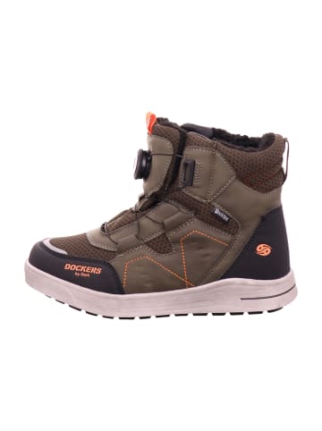 Schnürstiefel in Braun
