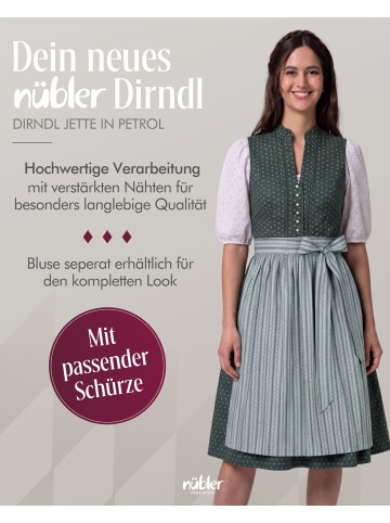 Dirndl midi Jette in Petrol