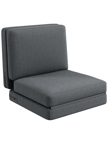 Bodensofa in Dunkelgrau 268L x 75B x 18H cm