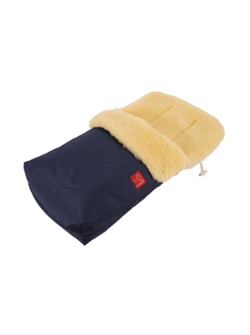 Lammfell - Kinderwagen Fußsack Natura navy