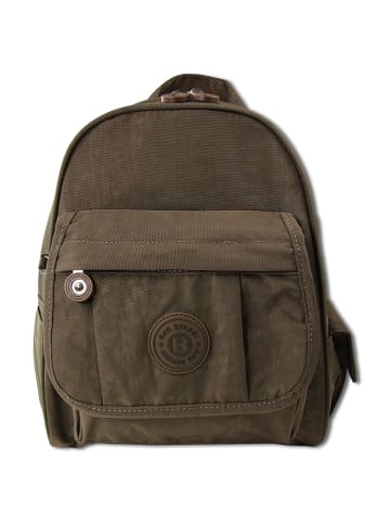 Cityrucksack, Freizeitrucksack Nylon braun ca. 26cm breit ca. 30cm hoch