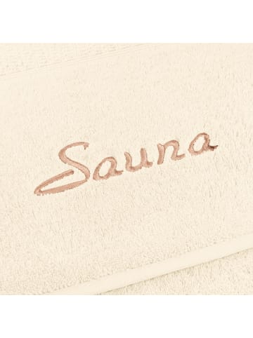 Sauna Set Pearl 2-TLG in ivory