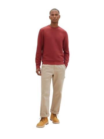 Sweatshirt QUILTED SWEAT in Rot