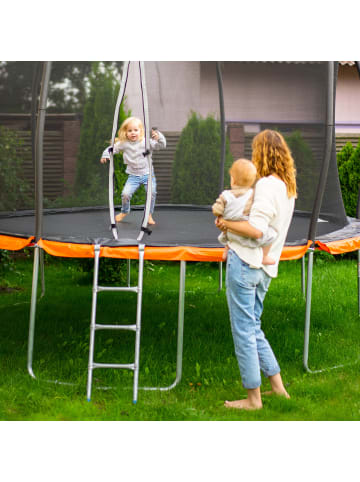 Leiter Trampolin in Silber - (B)38 x (T)97 cm