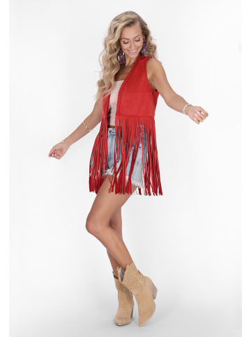 Women Vest in red