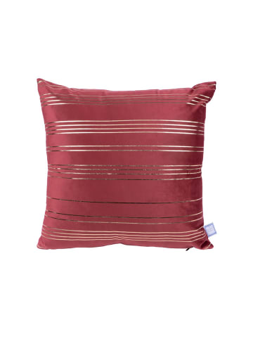 Dekokissen & Decke Prisma 525 2er-Set in rot - gold