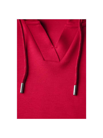Sweatshirt in granita red