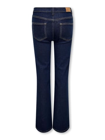 Jeans mit weitem Bein in Dark Blue Denim