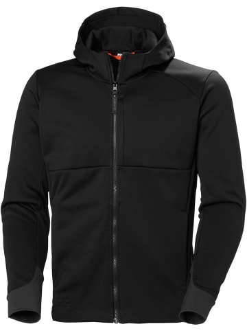 Fleecejacke/Fleecepullover "Tech Hooded Midlayer" in Schwarz