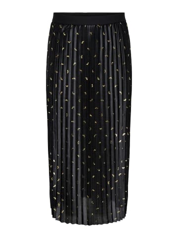 Plissierter Rock in Black