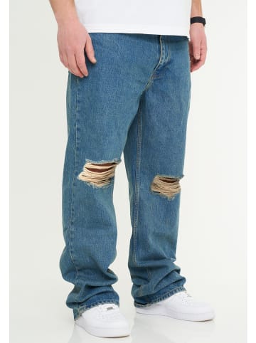 Jeans - DCPAPILON Lange Hose Ripped Loose-Fit Baggy in Vintage Blue