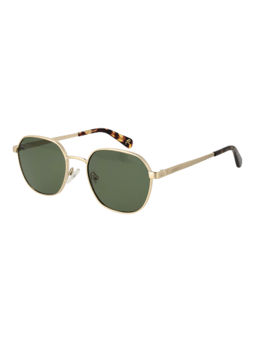 Unisex Sonnenbrillen Trapez Gold