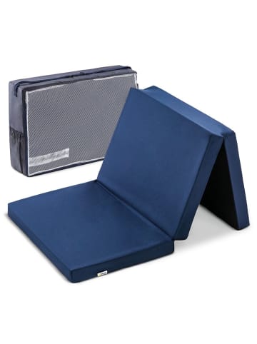 Reisebett-Matratze Sleeper 60 x 120 cm in blau