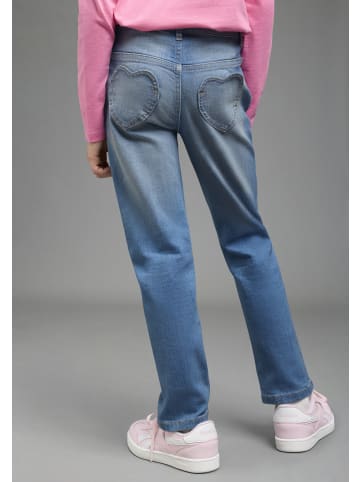 Schlupfjeans in blue used