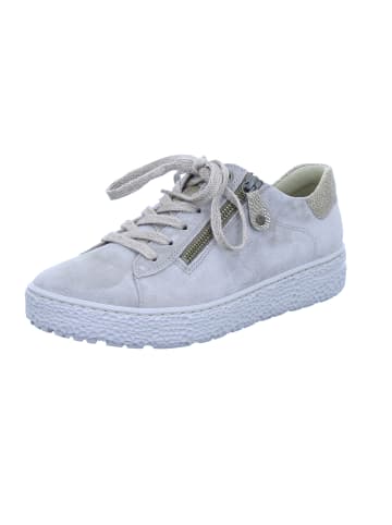 Komfort Schnürschuh in beige