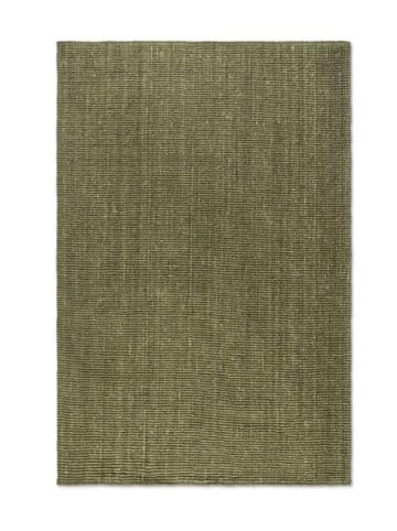Bouclé Jute Teppich Jaipur - dschungelgrün