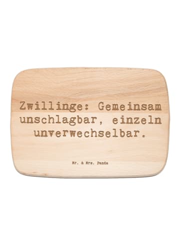 Schneidebrett Spruch Unschlagbare Zwillingsgesc... in Transparent
