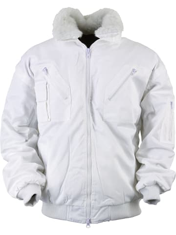 Pilotenjacke in weiß