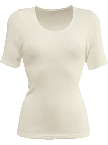 Angora, Wolle Unterhemd, 1/2-Arm in natur