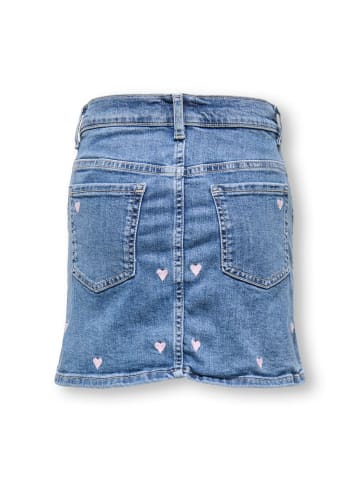 Jeansrock in Light Medium Blue Denim