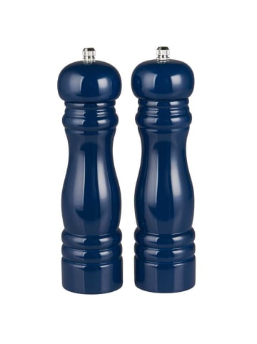 Salz & Pfeffermühlen Set 2-teilig Indigo Blau