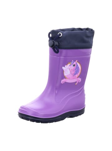 Gummistiefel in Lila
