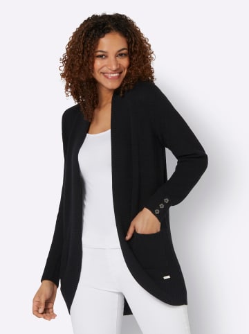 Strickjacke in schwarz