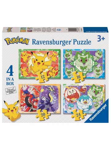4 in 1 Kinder Puzzle Box Ravensburger | Pokemon | 12, 16, 20, 24 Teile