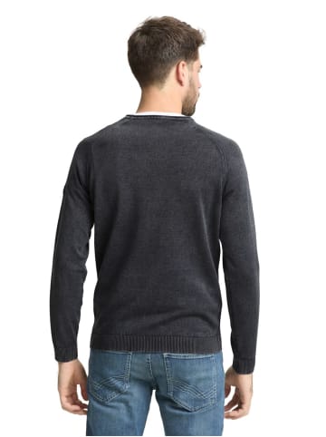 Pullover ACID WASH KNIT in Blau