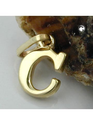 Anhänger 8x5mm 9Kt GOLD in gold