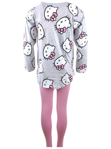 Schlafanzug Hello Kitty  in Grau