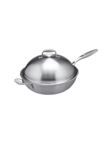 Wok in Silber - Ø 32 cm