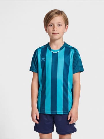 T-Shirt Hmlcore Kinder in BLUE CORAL/BLUE DANUBE