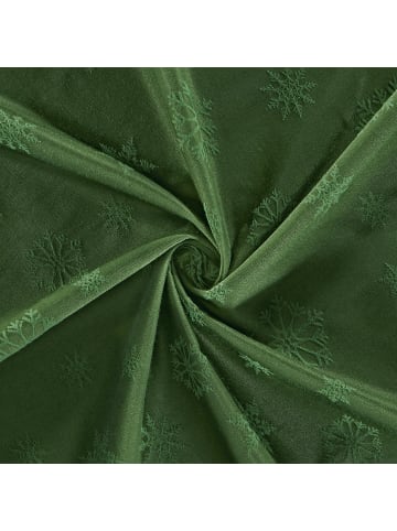 Jacquard, Baumwollmischung Mitteldecke Marbella in dunkelgrün