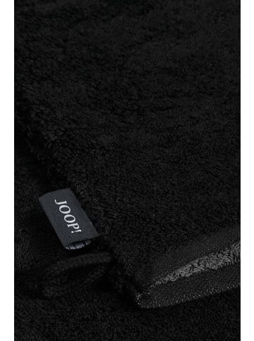 JOOP! CLASSIC DOUBLEFACE Waschhandschuh 3er-Set 16x22 cm, Schwarz