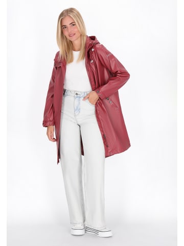 Women Coat in burgundy