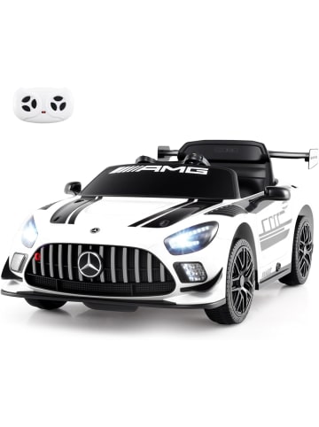 Mercedes AMG Elektroauto für Kinder in Weiß