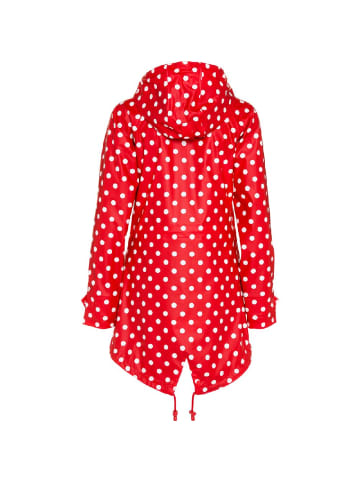 Regenjacke in Rot