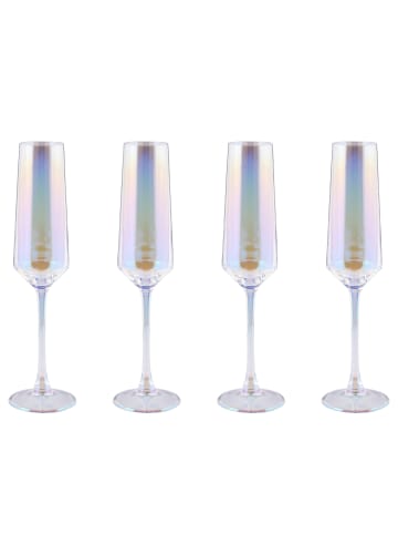 Butlers Sektglas PEARL 4er-Set in Durchsichtig