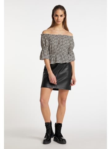 Damen Bluse in Schwarz Mehrfarbig