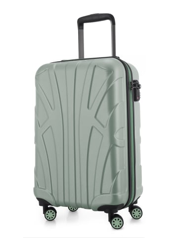 Handgepäck Koffer 55x35x20 cm Flugzeug-Trolley Koffer 34 L Bordgepäck in Mint