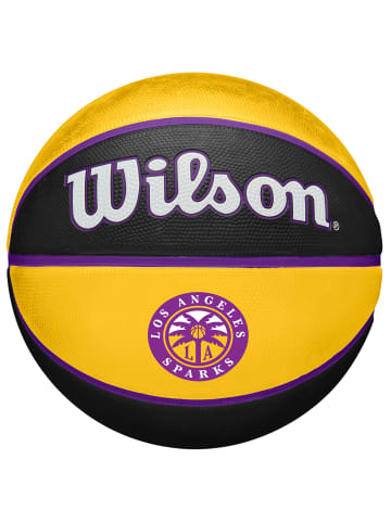Wilson WNBA Team Tribute Los Angeles Sparks Ball in Schwarz
